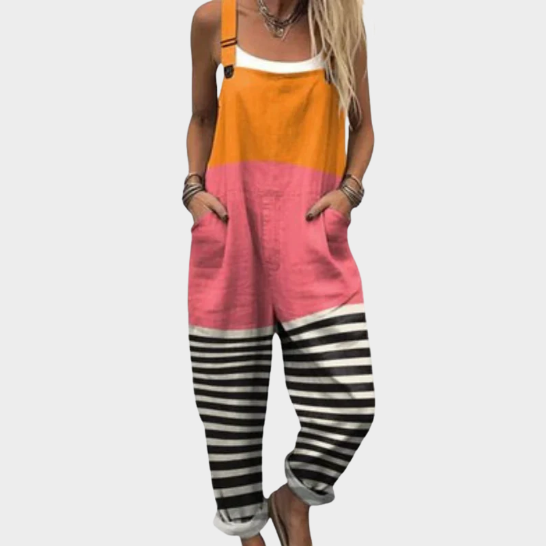 Danielle | Comfortable Printed Overalls