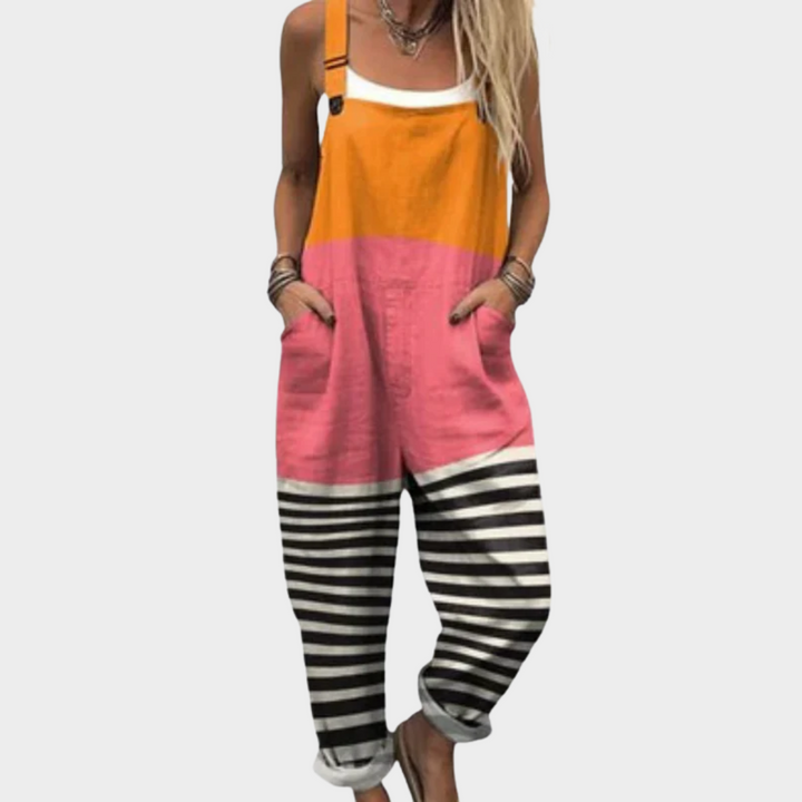 Danielle | Comfortable Printed Overalls