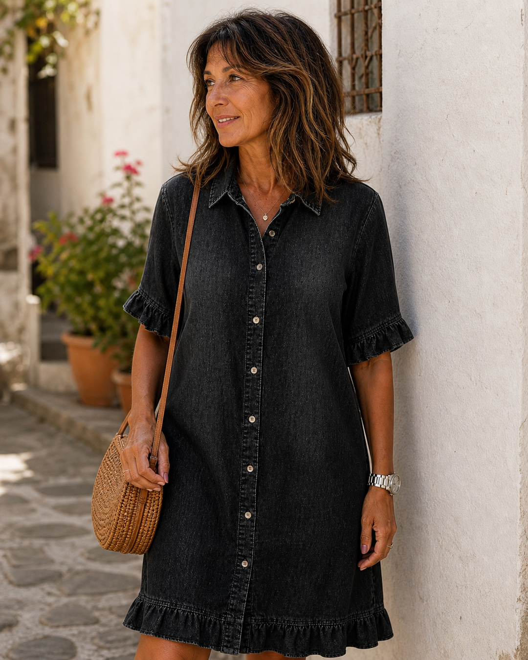 Lilian | Everyday Denim Midi Dress