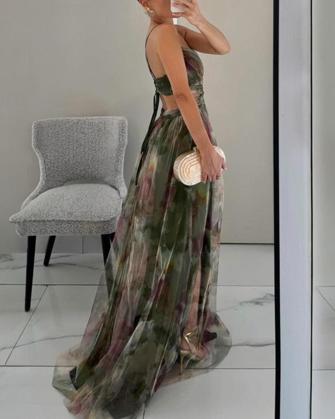 Marbella | Spaghetti Strap Maxi Dress