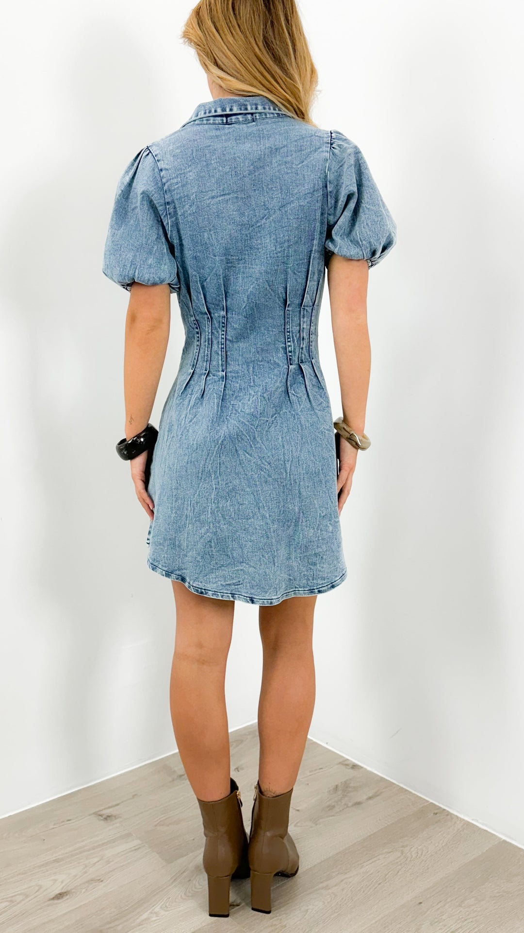 Kristen | Everyday Denim Midi Dress