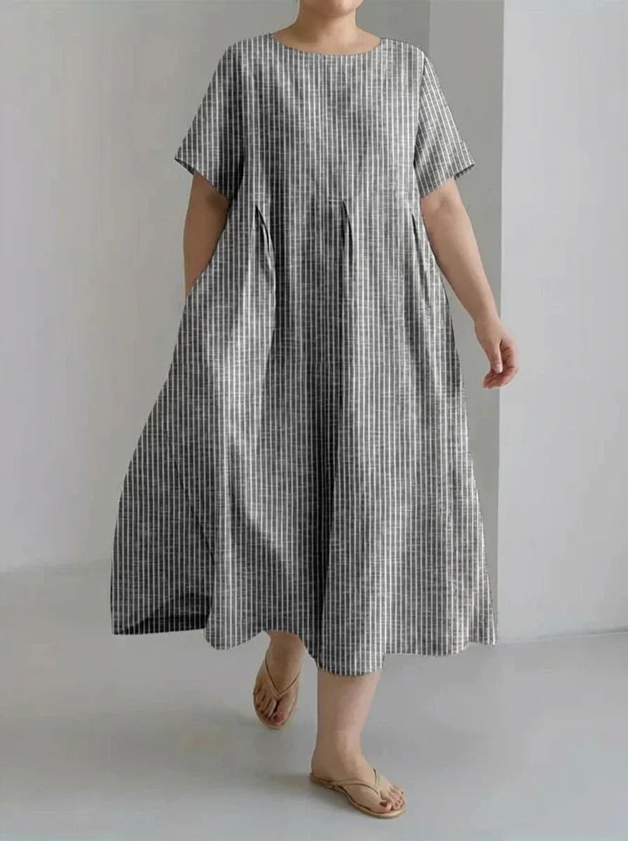 Evelyn | Retro Stripe Dress