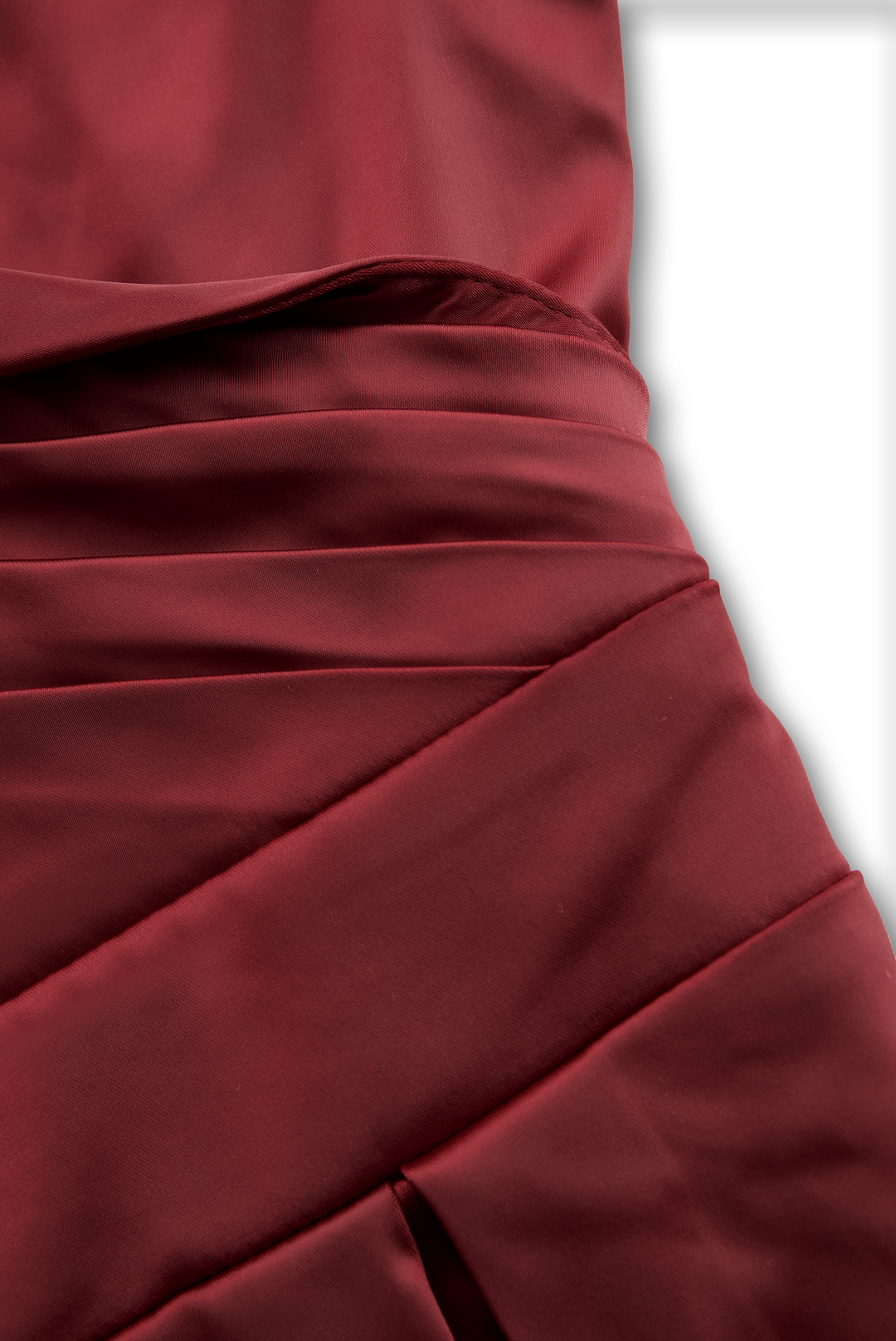 Courtney | Vintage Style Satin Midi Dress with Draped Collar