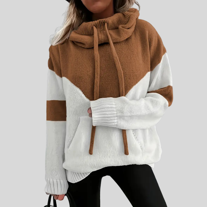 Ríona | Dual-Tone Cosy Hoodie