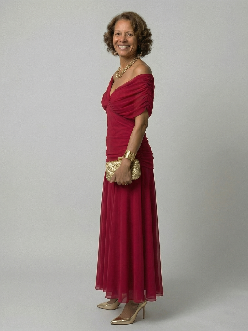 Amelia | Midi Dress Off-Shoulder