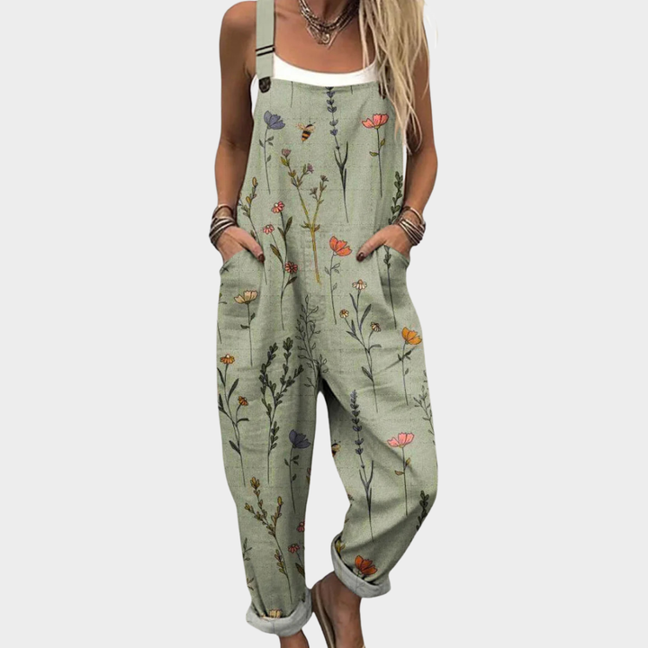 Katherine | Comfortable Printed Overalls