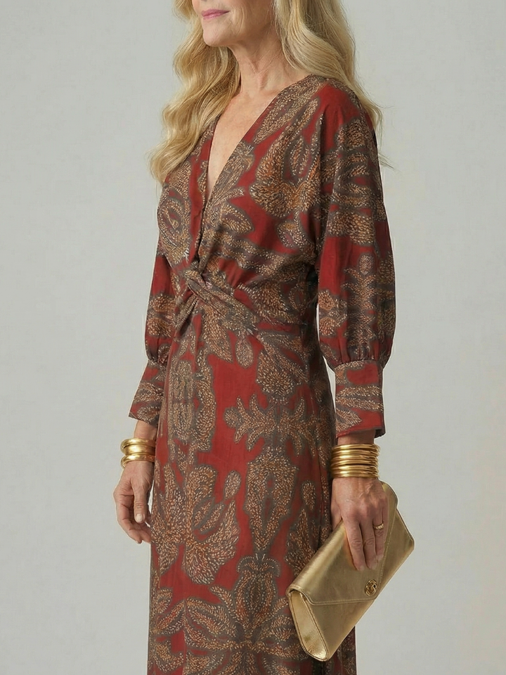 Evelyn | Midi Wrap Dress