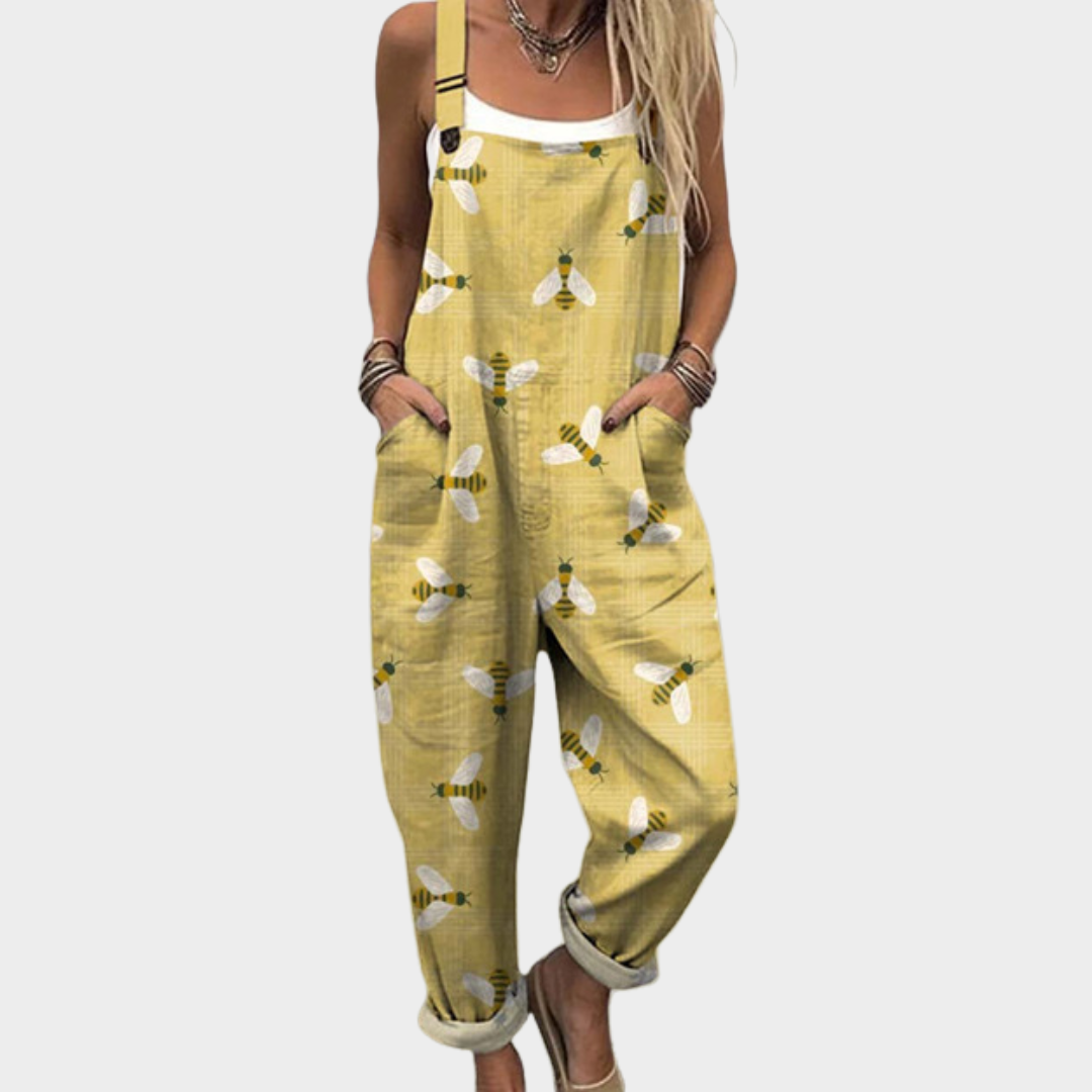 Allison | Comfortable Printed Overalls