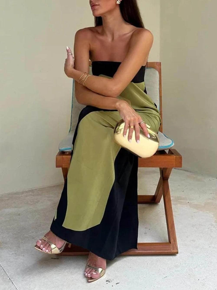 Eliana | Chic Strapless Maxi Dress