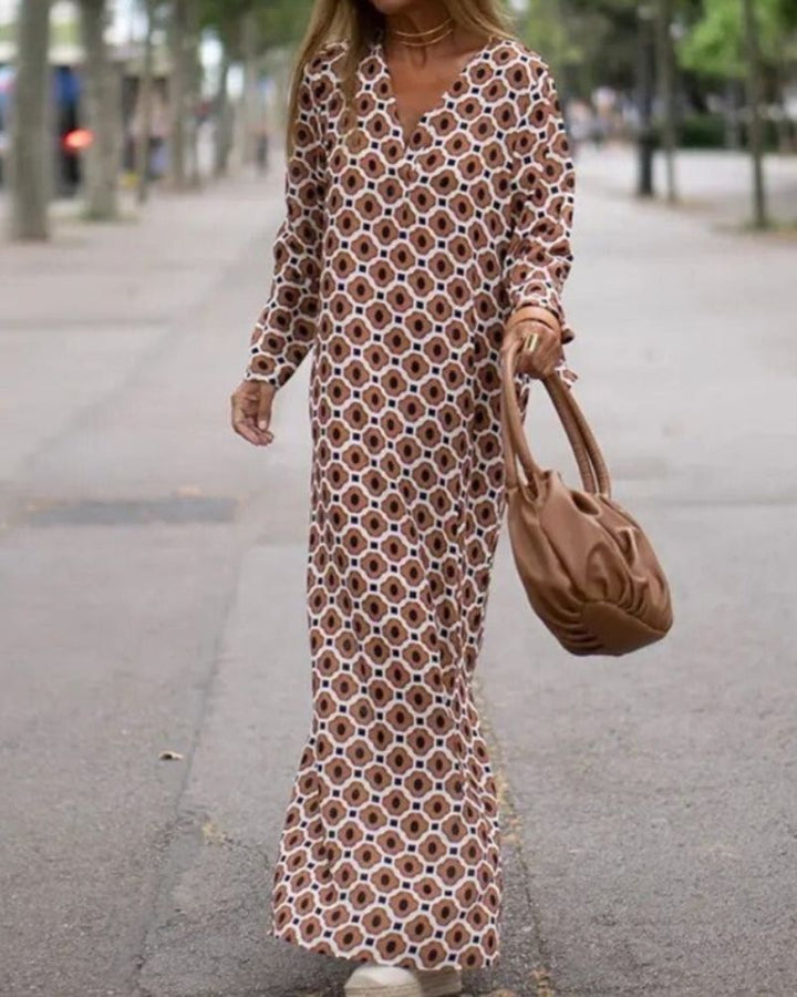Bethan |  Long Sleeve Maxi Dress