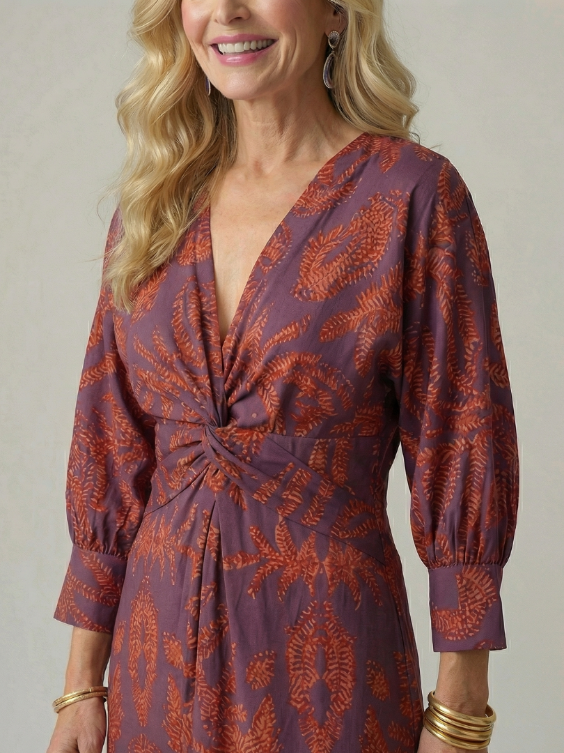 Evelyn | Midi Wrap Dress