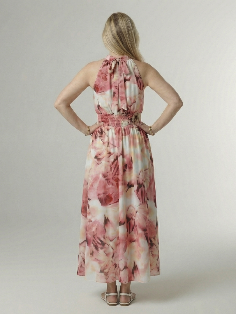 Abigail | Midi Halter Dress