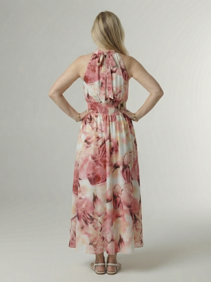 Abigail | Midi Halter Dress
