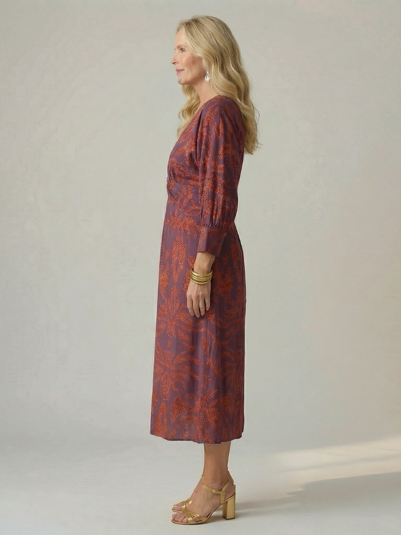 Evelyn | Midi Wrap Dress