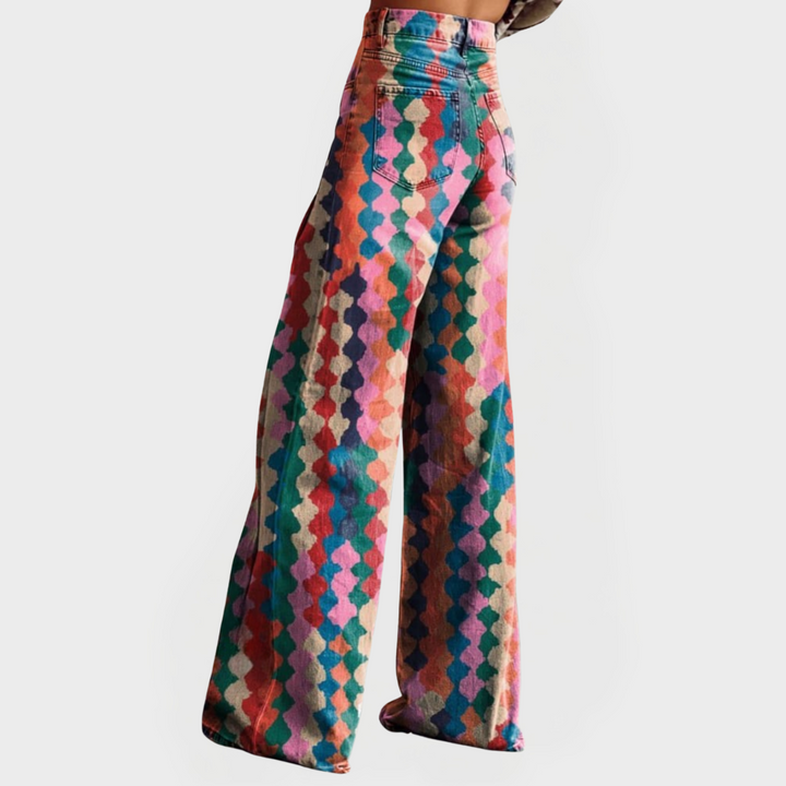 Hazel | Colorful Jeans with Wide Legs for Modern Looks