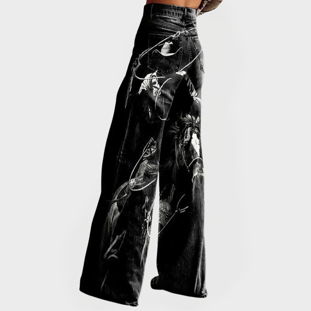Sophia | Stylish Comfortable Jeans with Pattern