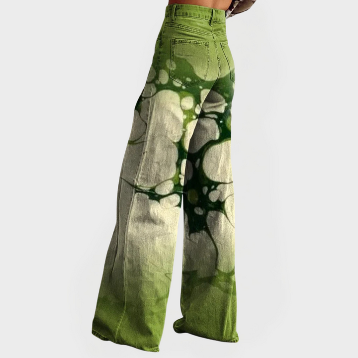 Julia | Comfortable Artistic Jeans with Wide Legs