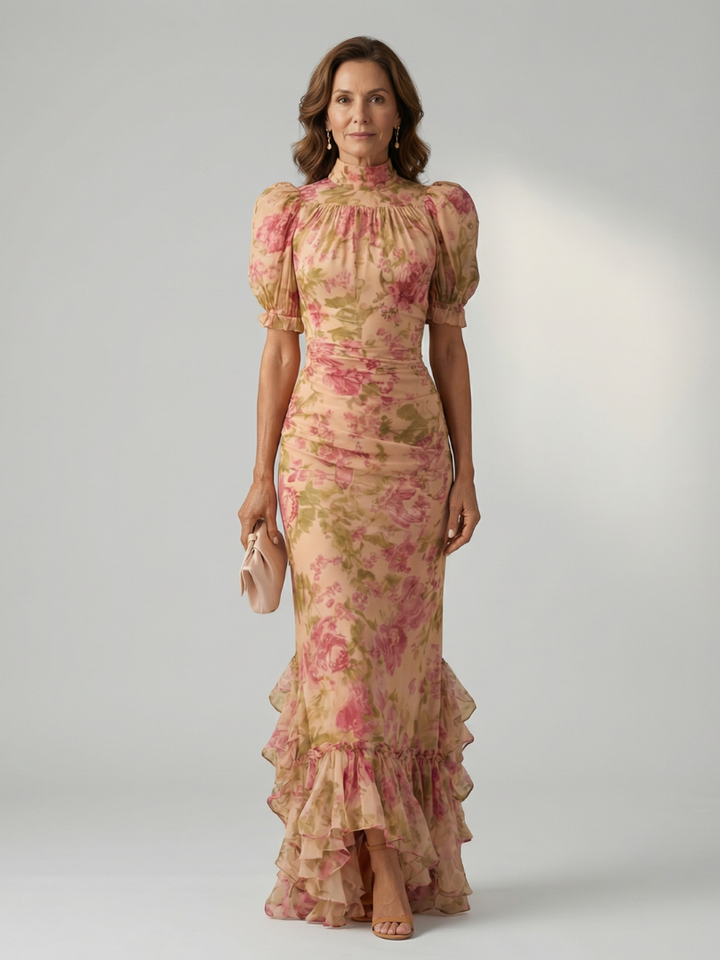 Chloe | Maxi Dress with High Neckline