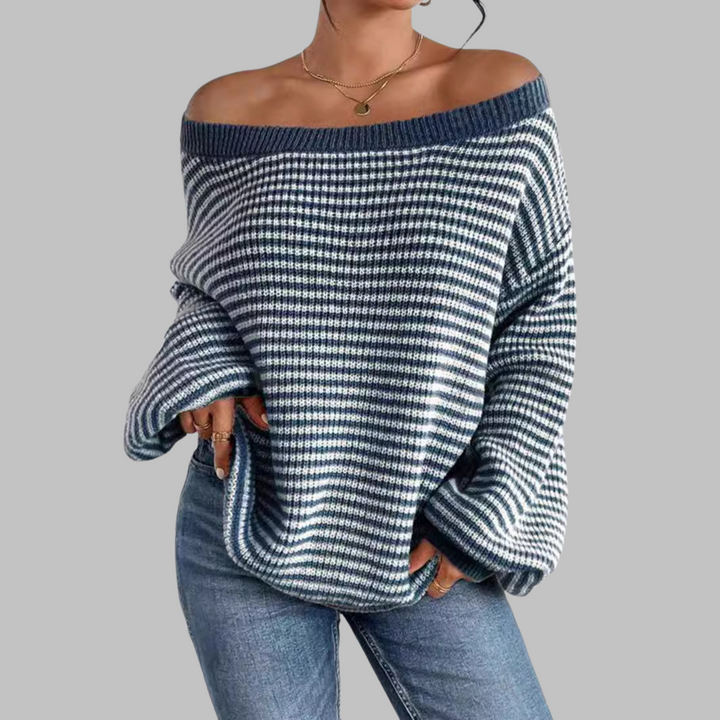 Poshiko | Casual Drop Shoulder Jumper