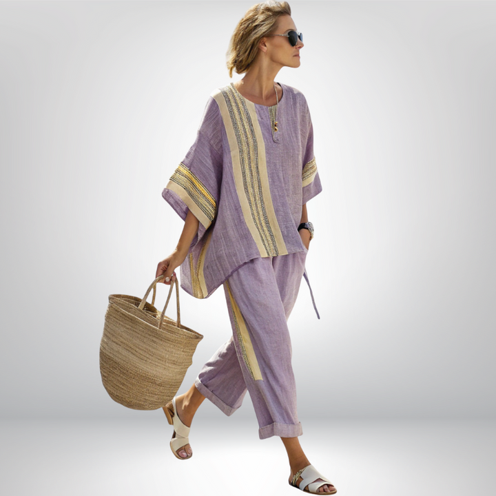 Daisy | Boho Striped Set