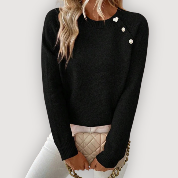 Jonelle | Chic Button Jumper