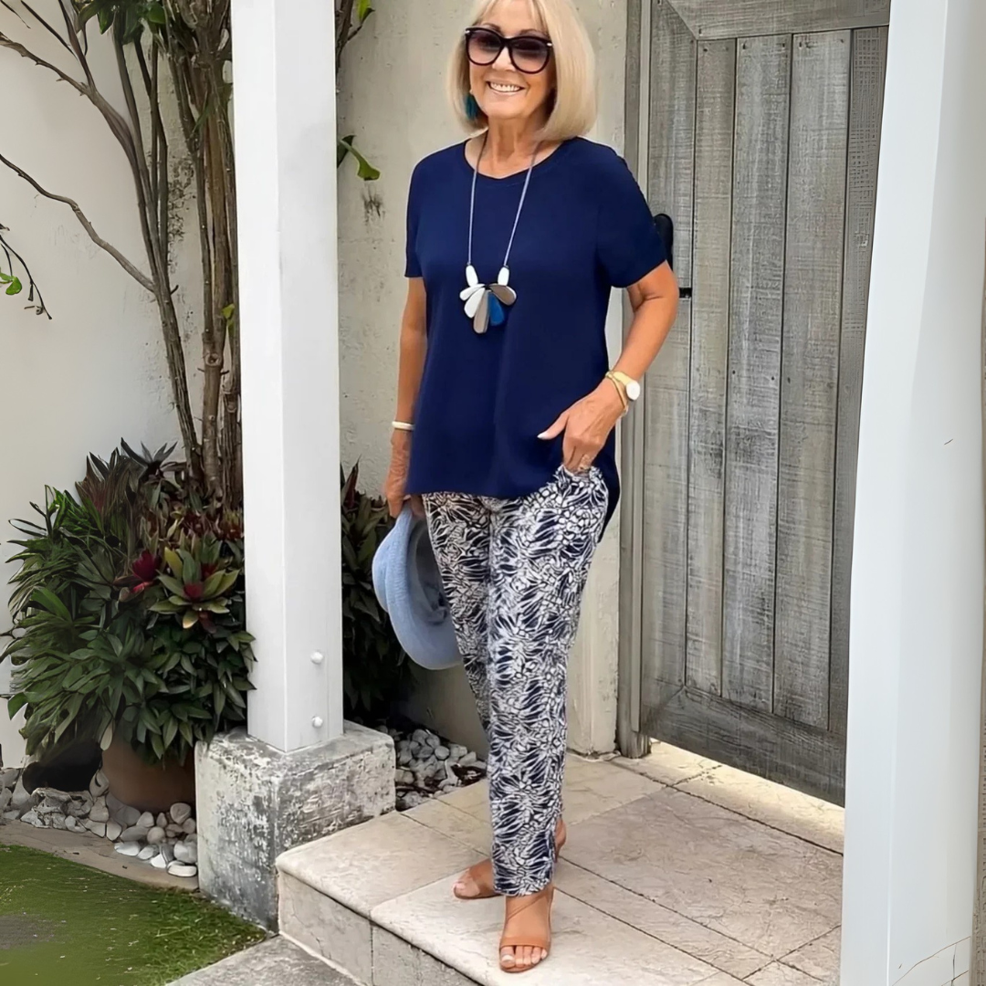 Allegra | Cotton-Blend Two-Piece Set – Effortless Elegance, All-Day Comfort