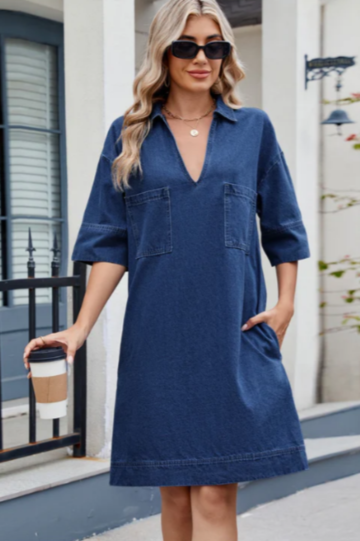 Jade | Everyday Denim Midi Dress