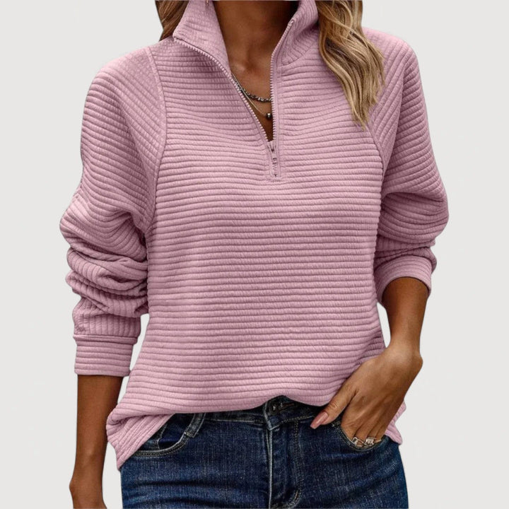 Jana | Cosy Half-Zip Top