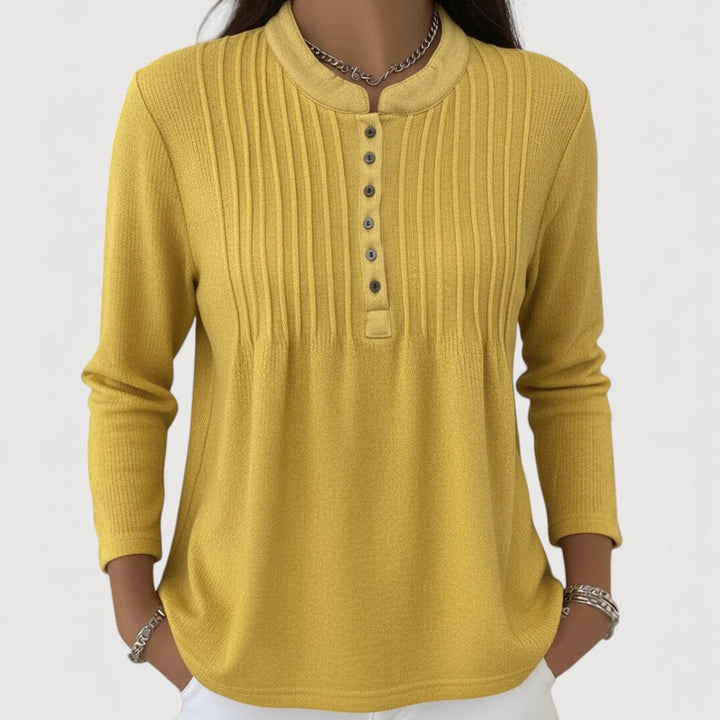 Elodia | Button Knit Top