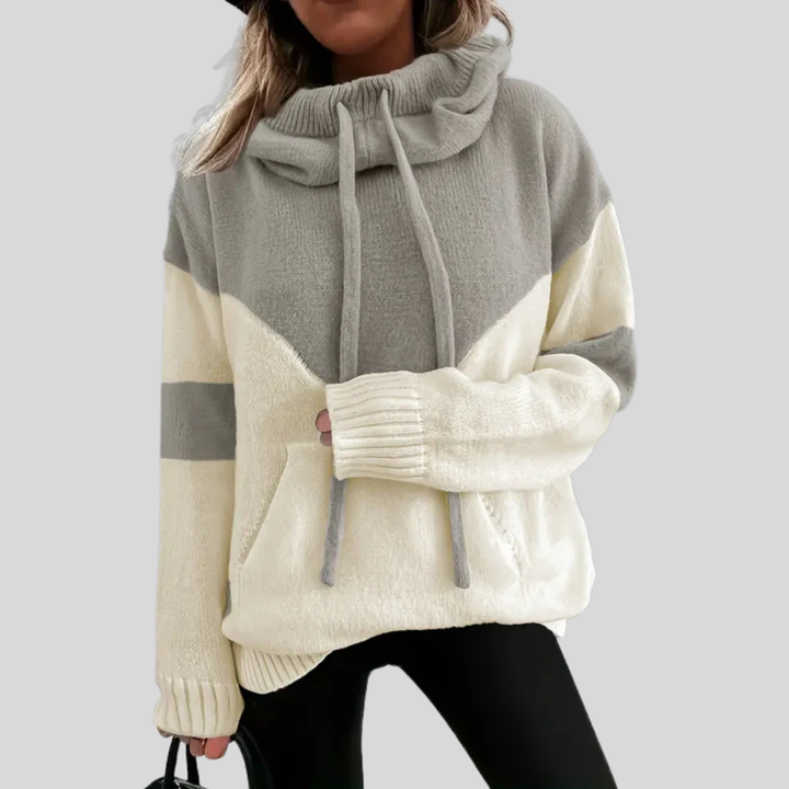 Ríona | Dual-Tone Cosy Hoodie