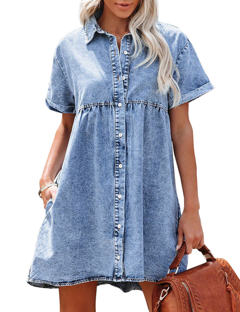 Jane | Everyday Denim Midi Dress