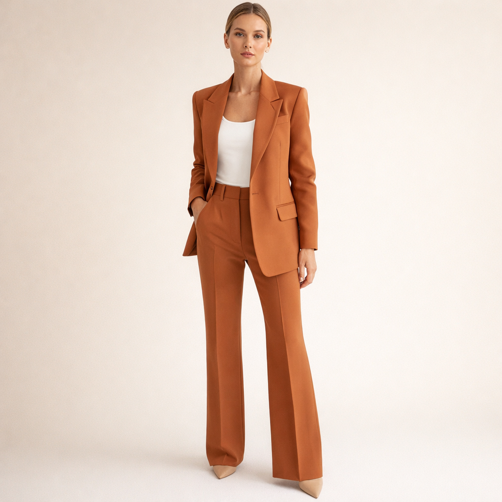 Vanessa | Elegant Suit Set with Flared Pants