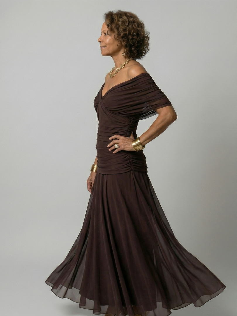 Amelia | Midi Dress Off-Shoulder