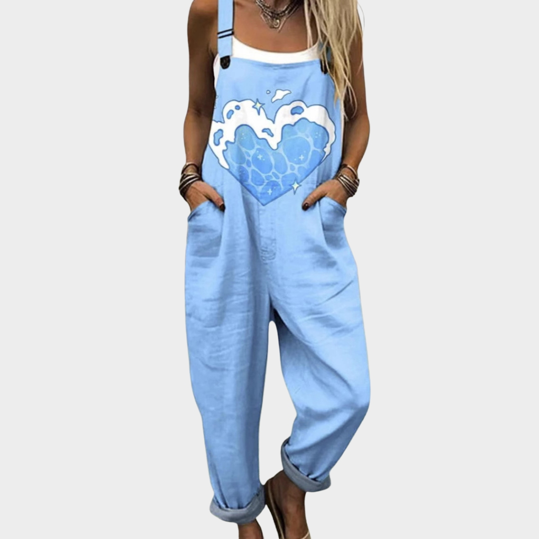 Elaine | Comfortable Printed Overalls