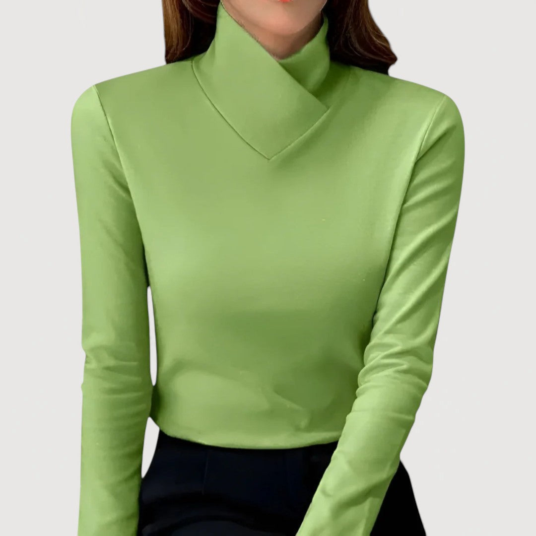 Mirah | Elegant Collar Top