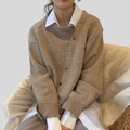 Alycia | Asymmetric Button Cardigan