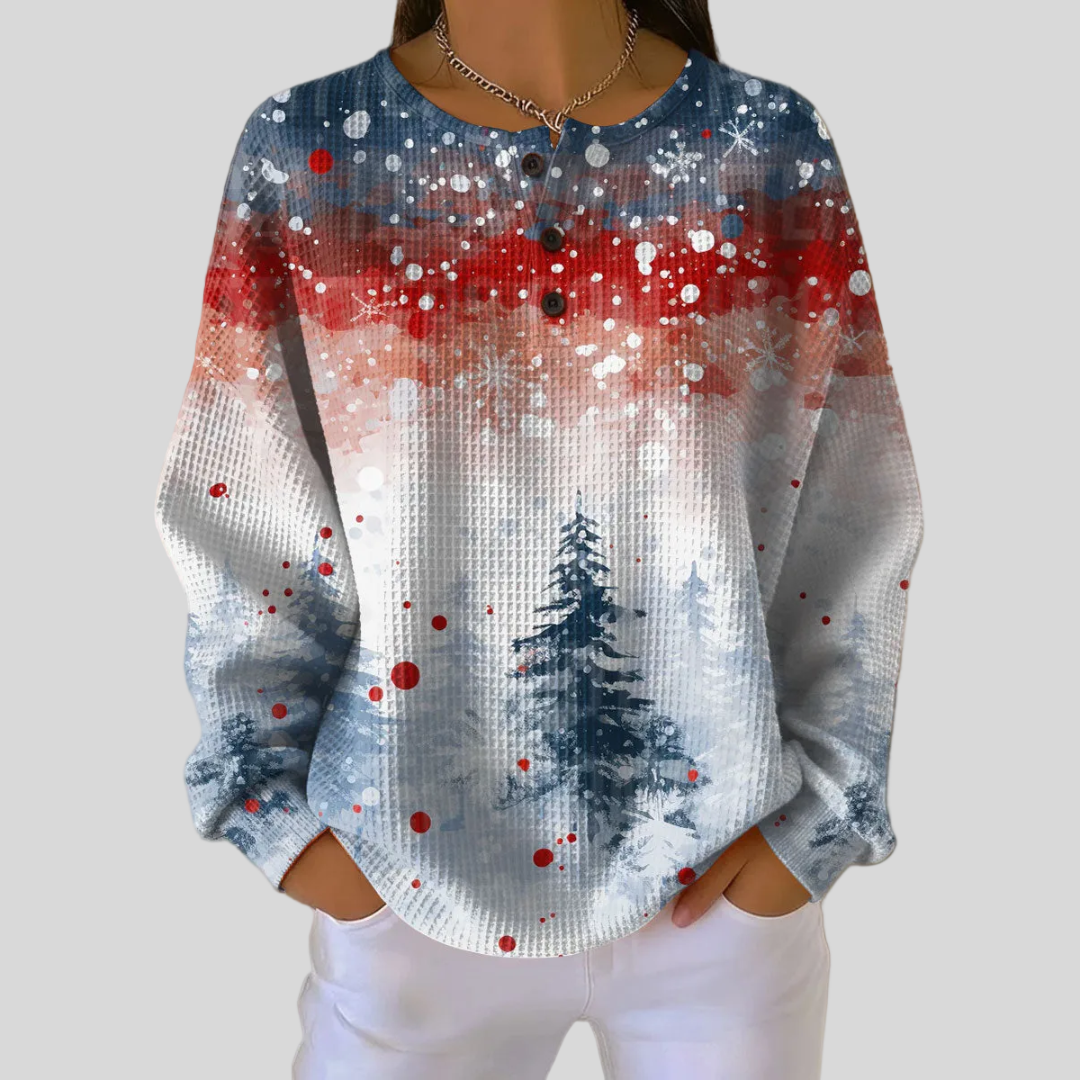Alva | Soft Pine Tree Sweatshirt