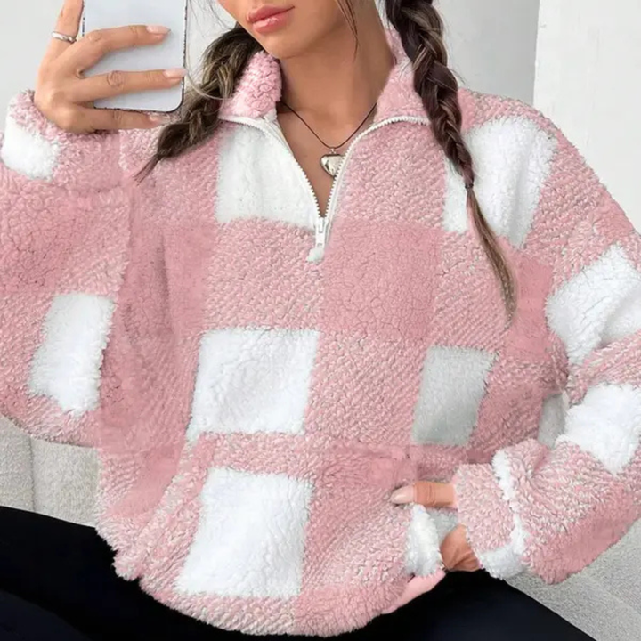 Malda | Chic Plaid Jumper