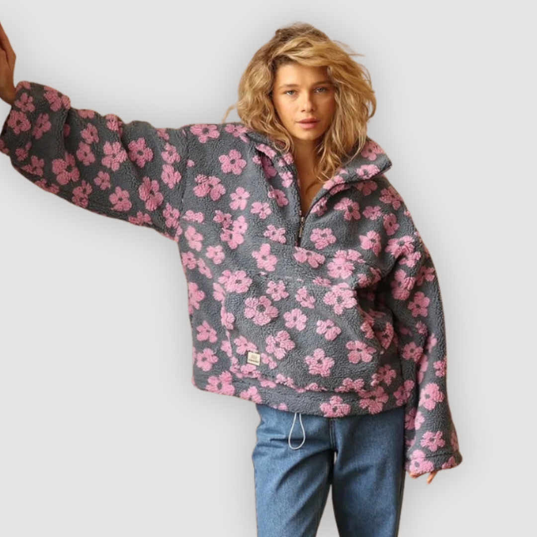 Mylene | Cosy Floral Pullover