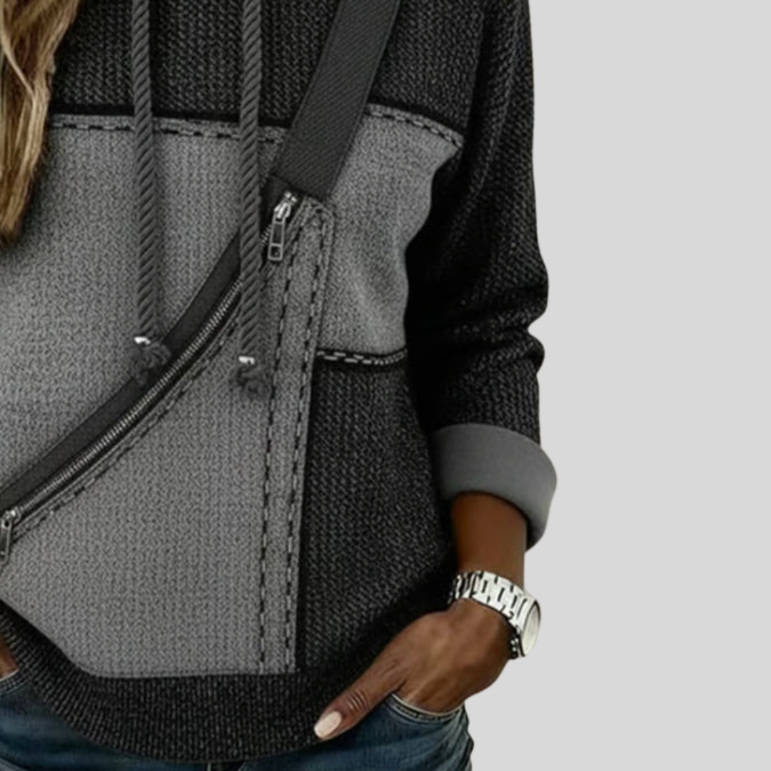 Romina | Soft Knit Hooded Jumper