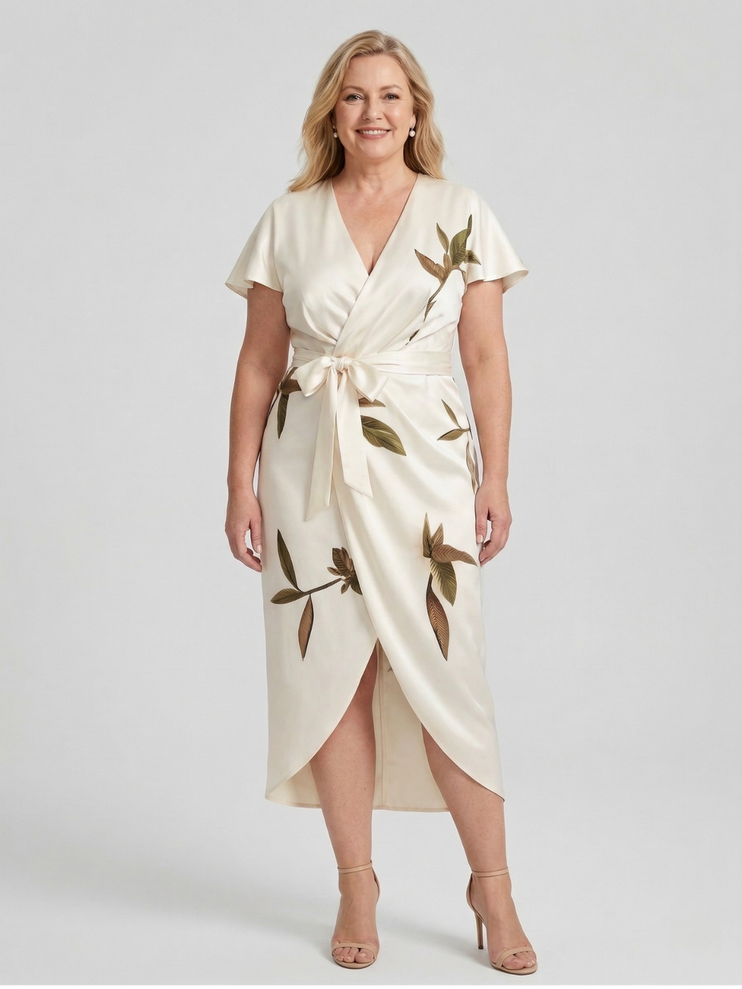 Cassia | Vera Elegant Wrap Dress