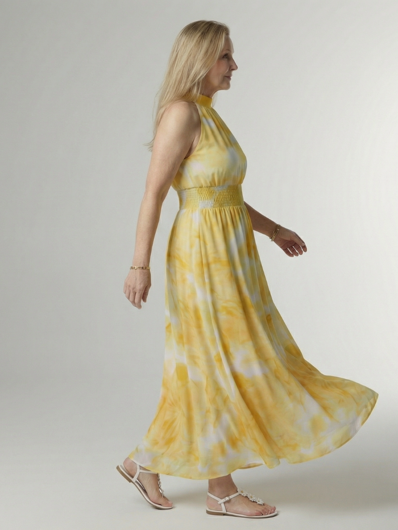 Abigail | Midi Halter Dress