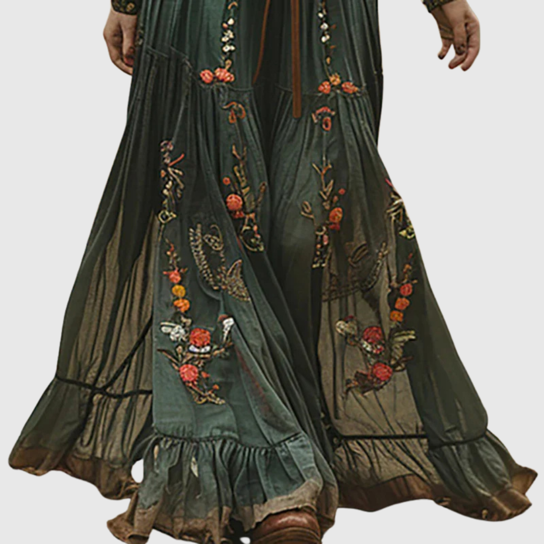 Alina | Vintage Boho Maxi Dress
