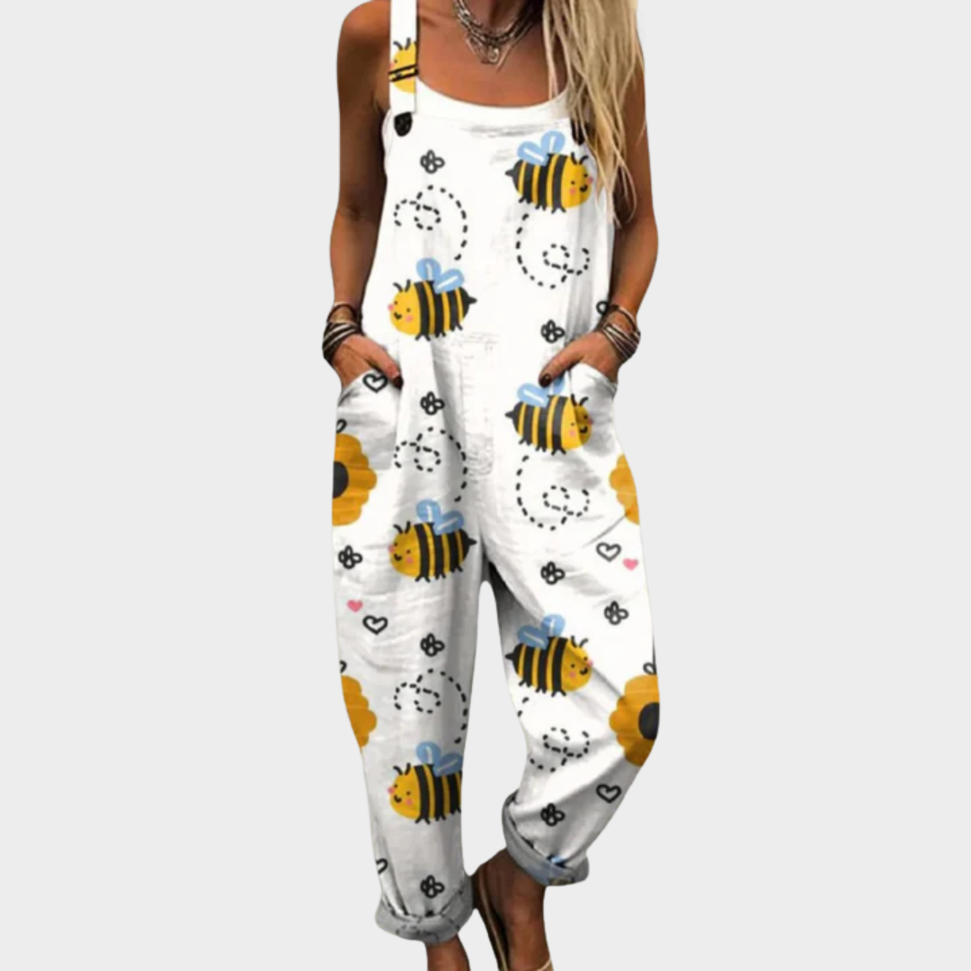 Megan | Comfortable Printed Overalls