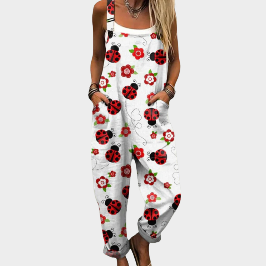 April | Comfortable Printed Overalls