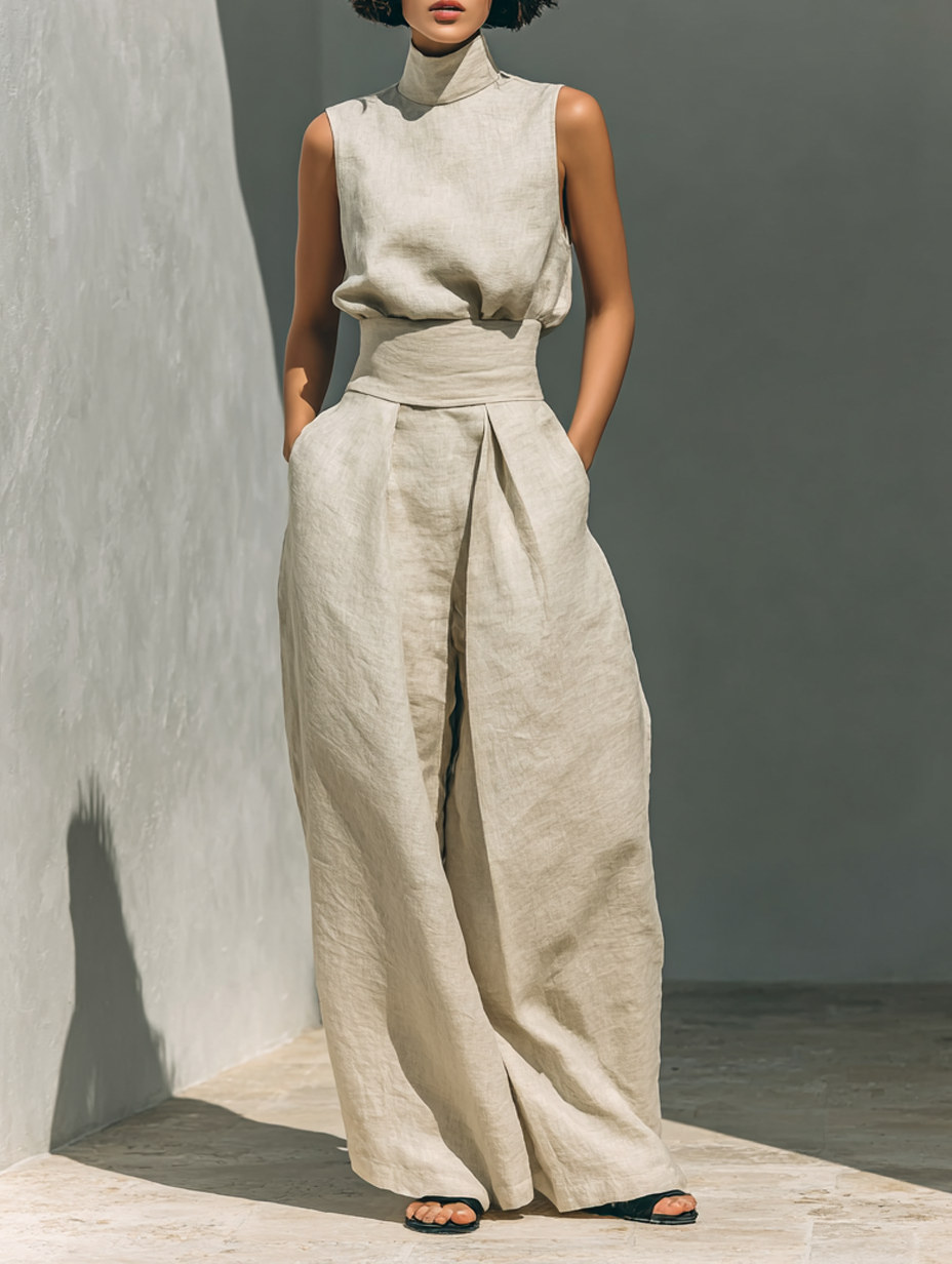 Maria | Minimalist Linen Set