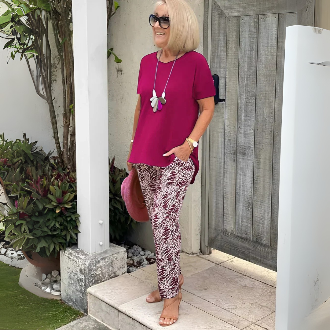 Allegra | Cotton-Blend Two-Piece Set – Effortless Elegance, All-Day Comfort