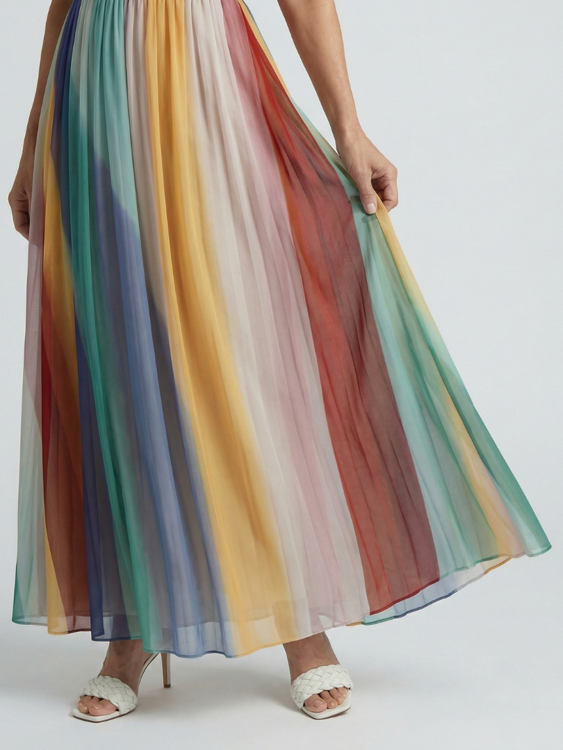 Natalie | Maxi Dress with Stripes