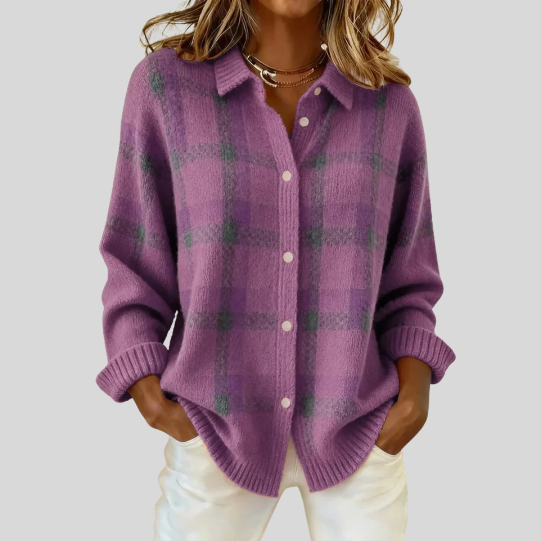 Alara | Retro Cheque Sweater