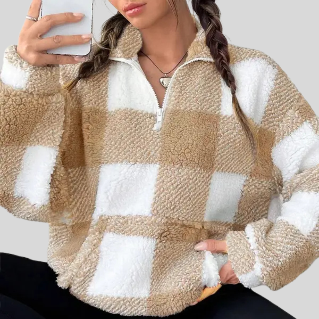 Malda | Chic Plaid Jumper